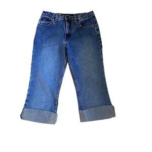 Vintage 90's l.e.i Women's Capri Jeans Junior Size 7